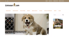Desktop Screenshot of listosaur.com